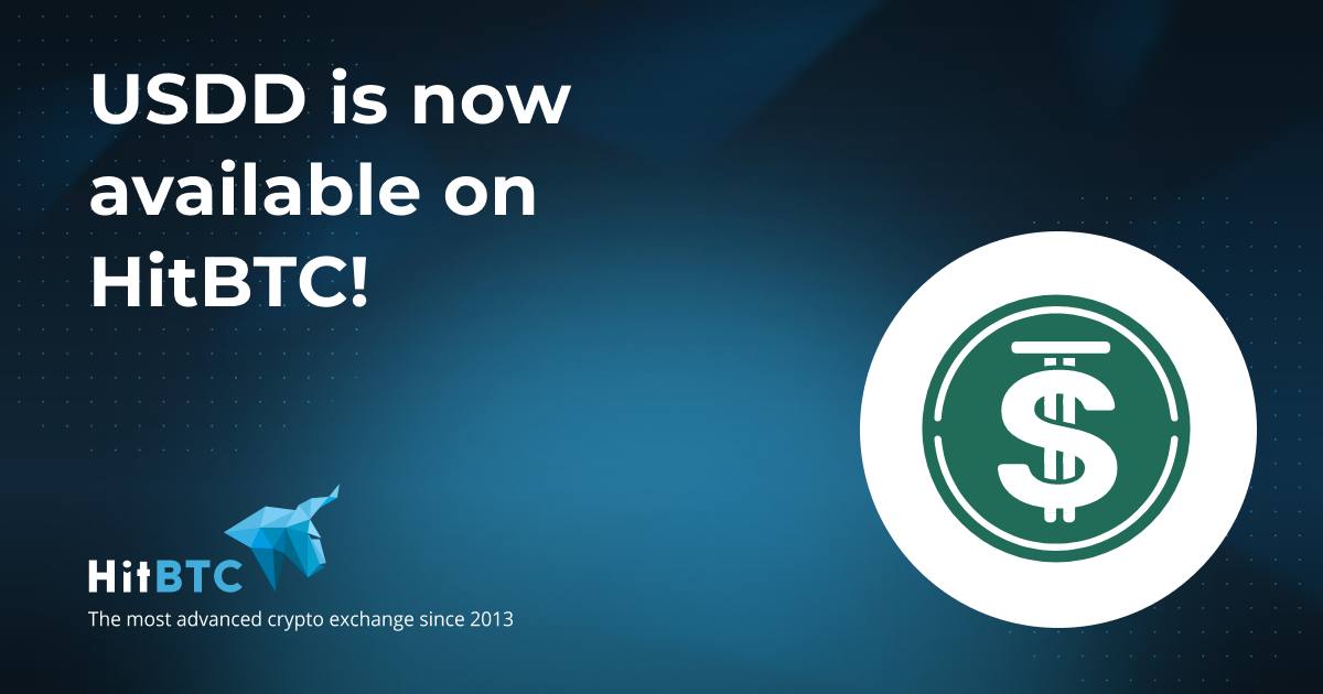 USDD is now available on HitBTC