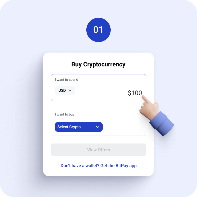 Buy Crypto with Google Pay via BitPay