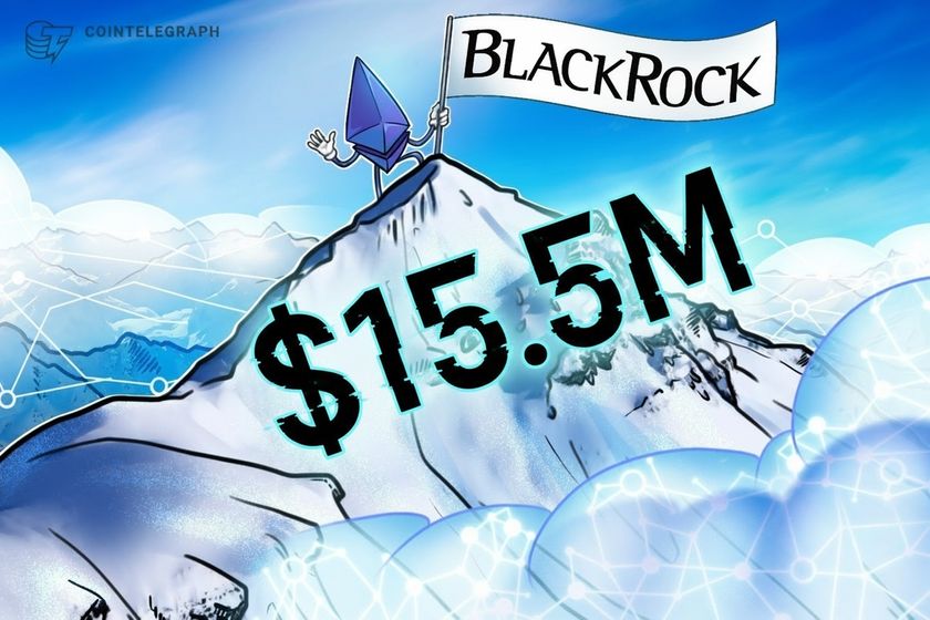 BlackRock’s staked Ethereum ETF sees $15.5M volume on debut